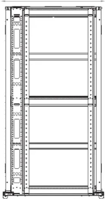 Rocstor SolidRack R3300 - Available Rack Dimensions - 1