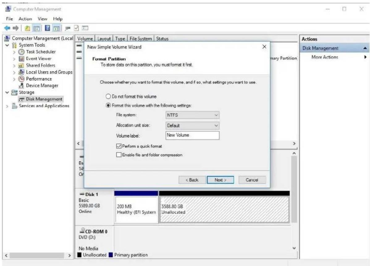 Rocstor CommanderX EC31 - INSTRUCTIONS FOR PARTITIONING AND FORMATTING - 7