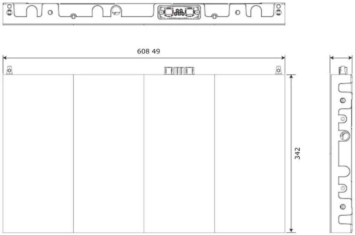 SHARP LED-FA019i2 - When connecting a LAN cable from the middle (Type A') - 6