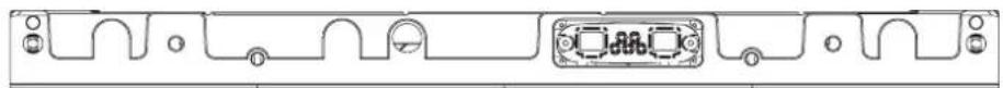 SHARP LED-FA019i2 - When connecting a LAN cable from the middle (Type A') - 3