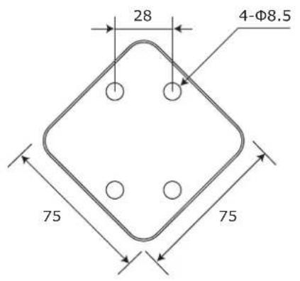 SHARP LED-FA015i2 - When connecting a LAN cable from the middle (Type A') - 8