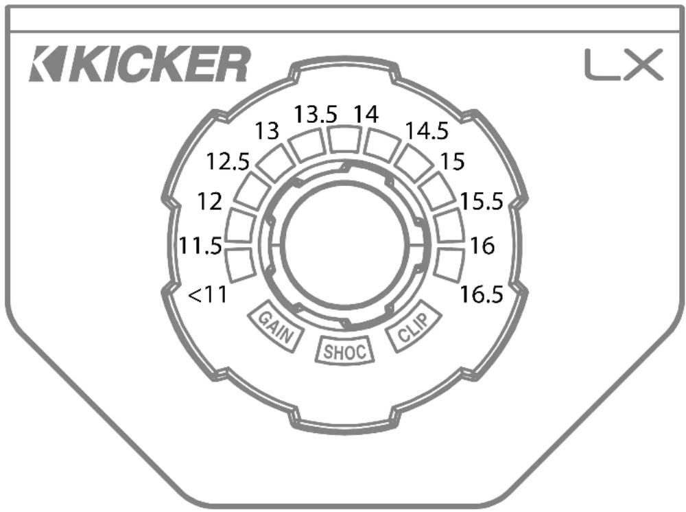 KICKER LX1650.1 - LXRC Operation - 1