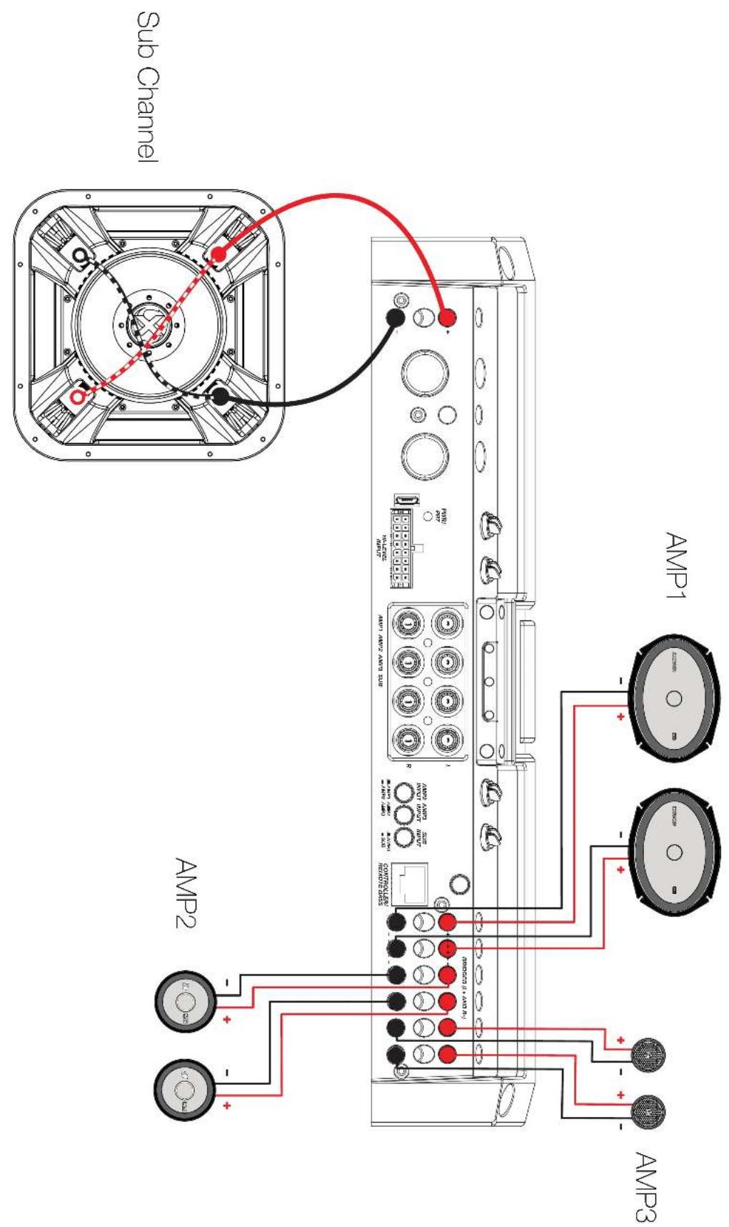 KICKER LX1650.1 - Tri-Amplification (LX1300.7 only) - 1