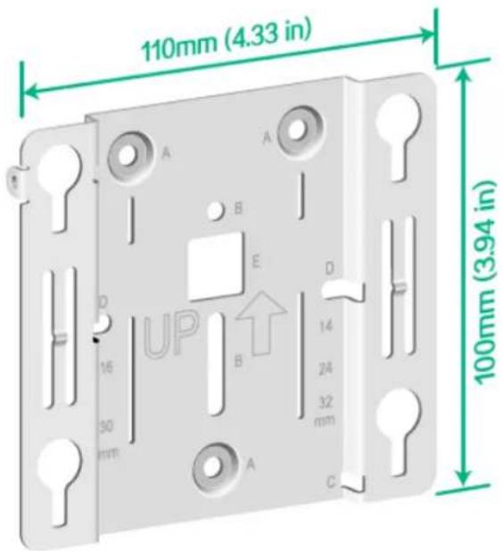 Dahua Technology AWA6220-C - Device and mounting bracket dimensions - 2