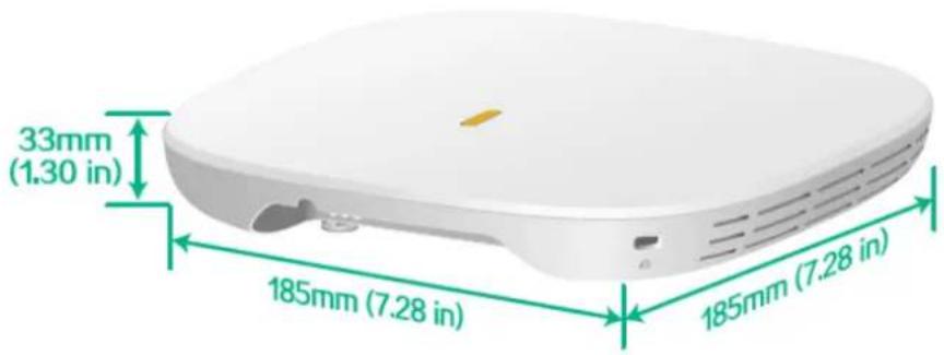 Dahua Technology AWA6220-C - Device and mounting bracket dimensions - 1