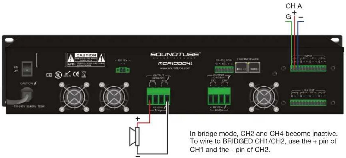 SoundTube MCA7004t - BRIDGE Mode - 1