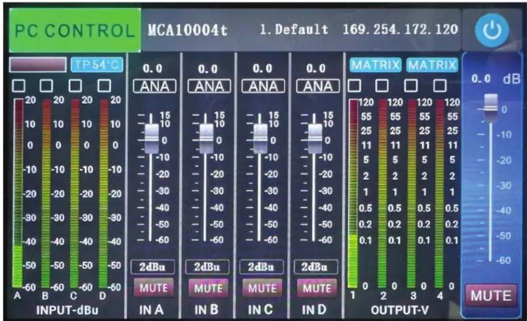 SoundTube MCA7004t - Network IP Settings Interface - 3