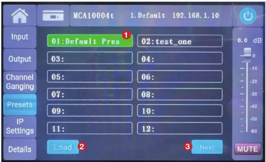 SoundTube MCA7004t - Output Settings Interface - 3