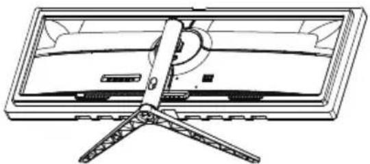 ACER AOPEN 21E1Y - Attaching the monitor to the base - 5