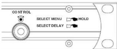 CONTROL SELECT MENU HOLD SELECT DELAY