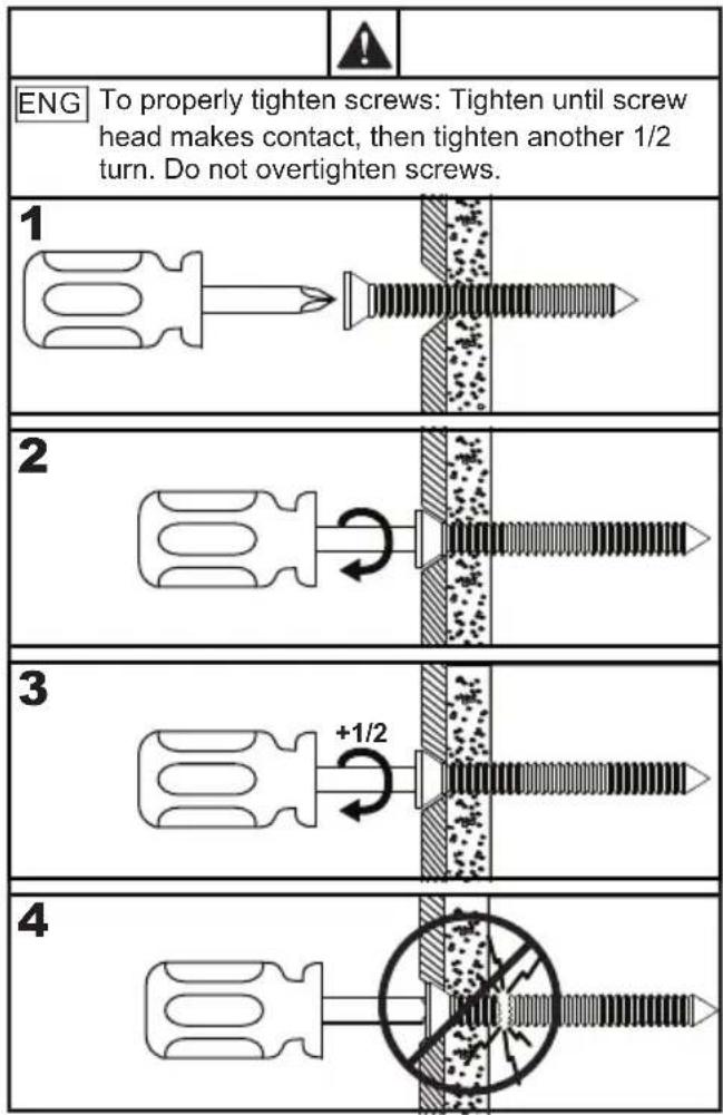 Peerless-AV DS-LEDTK-12VX5S - WARNING - 4