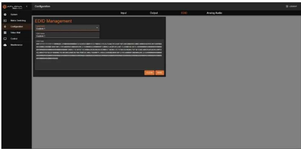 Atlona AT-PRO5-MX810 - Creating a Custom EDID - 1