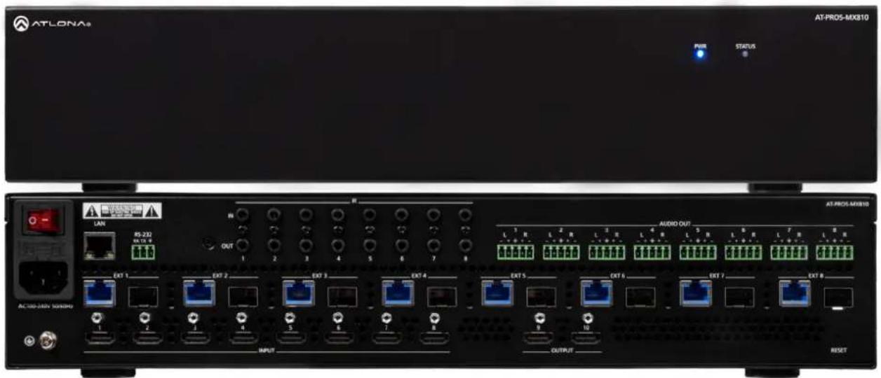 Atlona AT-PRO5-MX810 - with SDVoE Extension Outputs - 1