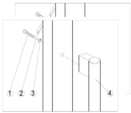 Summit SCR1156CHCSS - INSTALLING THE STAINLESS STEEL HANDLE - 1