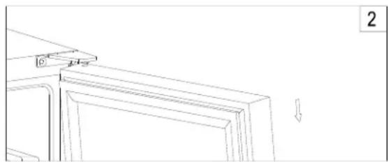 Summit SCR1156CHCSS - REVERSING THE DOOR SWING OF YOUR APPLIANCE (ONLY for SCR610BL\* and SCR611GLOS\*) - 2