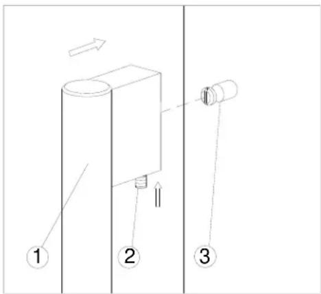 Summit SDHW2442LHD - Installing a Stainless Steel Handle - 2