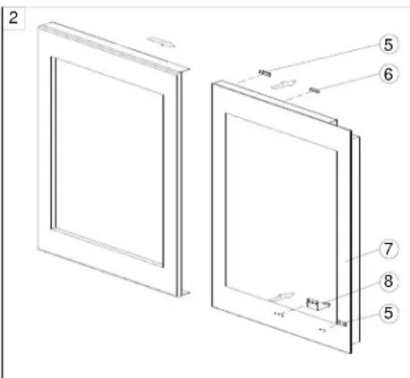 Summit SDHW2442LHD - Installing the Bracket - 2
