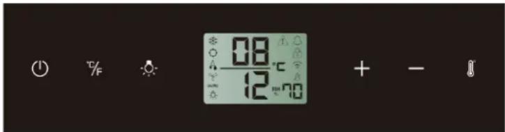 Summit SDHW2442LHD - Control Panel with LCD Display - 1