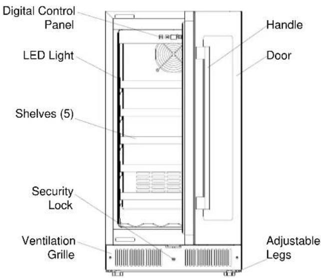 Summit SDHW2442LHD - Wine Cooler ALWC15 / CL155WC1 / CL18WC / DBWC1541ADA - 1
