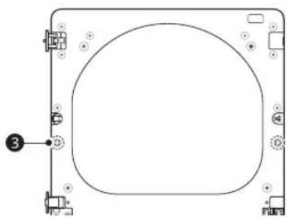 LG DX8601BE - Switch the door strike ① and the blank cover ②. - 3