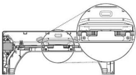 LG DX8601BE - Lift out the 14 upper hinge filler (on the right) and set it aside. - 4