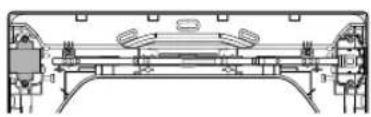 LG DX8601BE - Lift out the 14 upper hinge filler (on the right) and set it aside. - 3