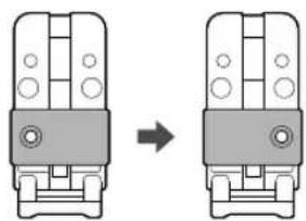LG DX8601BE - Lift out the 14 upper hinge filler (on the right) and set it aside. - 8