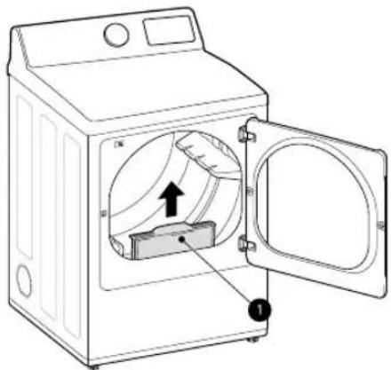 LG DX8601WE - Cleaning the Lint Filter - 1