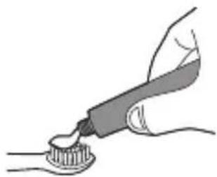 PHILIPS Sonicare DiamondClean Smart HX9964 - ブラシヘッドを数秒間、水でゆすいで濡らします。お好みにより、歯磨き粉を付けます。 - 2