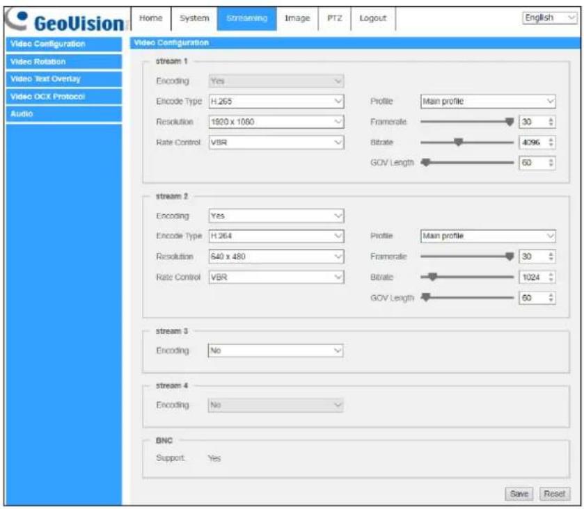 Geovision GV-QSD5730-Indoor - Streaming - 1