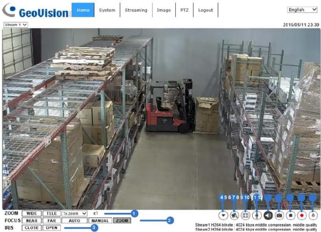 Geovision GV-QSD5730-Indoor - Home Page - 1
