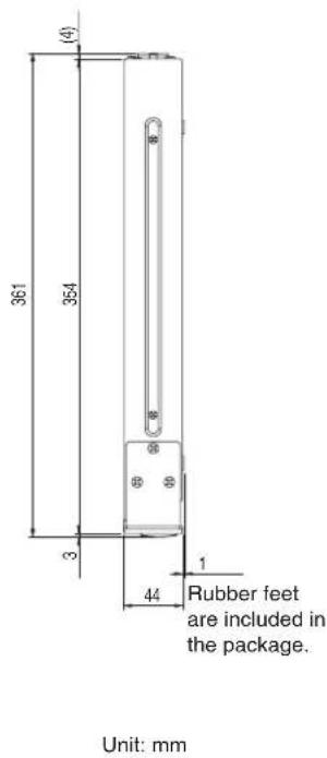 YAMAHA DME4io-ES - Dimensions - 2