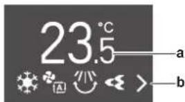 DAIKIN FTXJ35A2V1BS9 - Home screen - 1