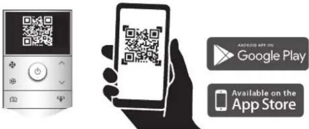 DAIKIN FTXJ35A2V1BS9 - Search the app directly using the QR on the wireless remote control display - 2
