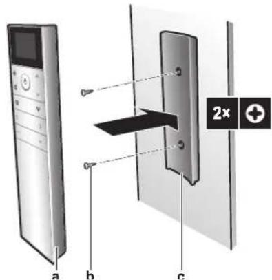 DAIKIN FTXJ35A2V1BS9 - To mount the wireless remote control magnetic holder - 1