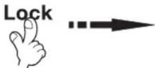 HOOVER HSC918EWXK - Lock/unlock button - 2