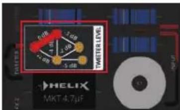 Helix Compose Ci3 K130.2-S3 - Tweeter level adjustment - 1