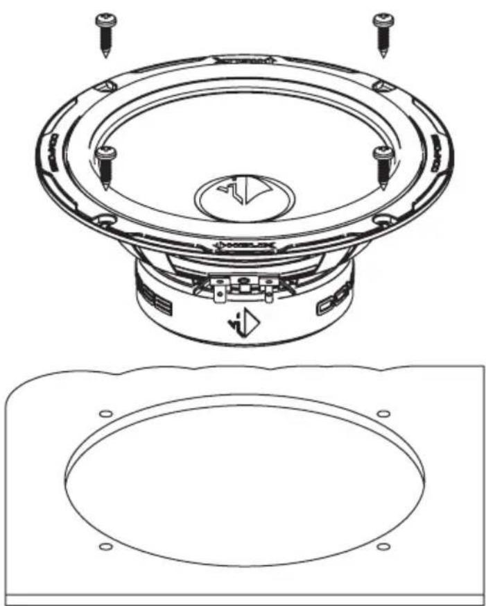 Helix Compose CB K100.2-S3 - Mounting midrange & woofer & coaxial systems - 1