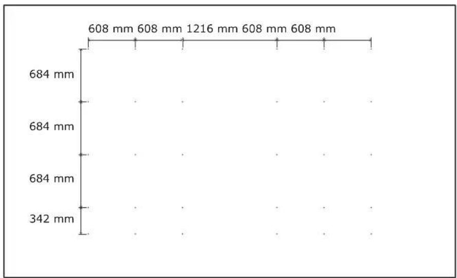 NEC LED-FA038i2 - Mark the positions of the anchor points on the wall - 4