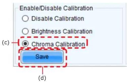 NEC LED-FA038i2 - Click the "View Module Calibration Coefficients" button. - 4