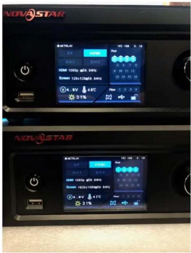 NEC LED-FA038i2 - Configuring the settings with two LED controllers connected to the PC using USB cables - 18