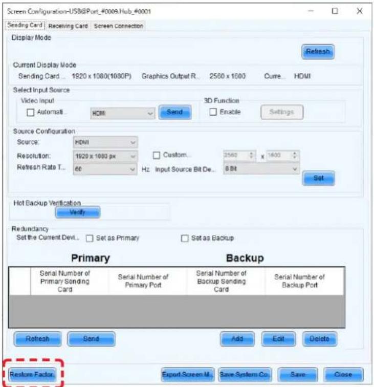 NEC LED-FA038i2 - Configuring the settings with one LED controller connected to the PC using a USB cable - 4