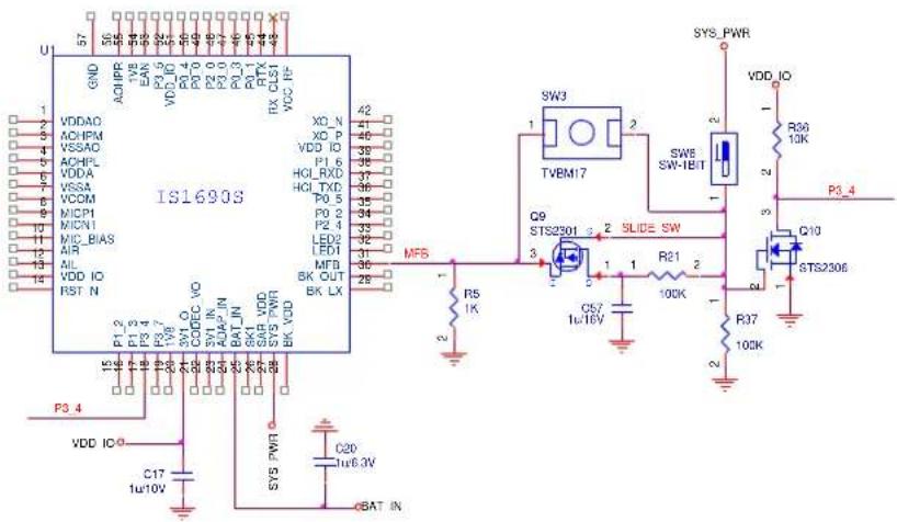 Microchip BM90 - Slide Switch - 1