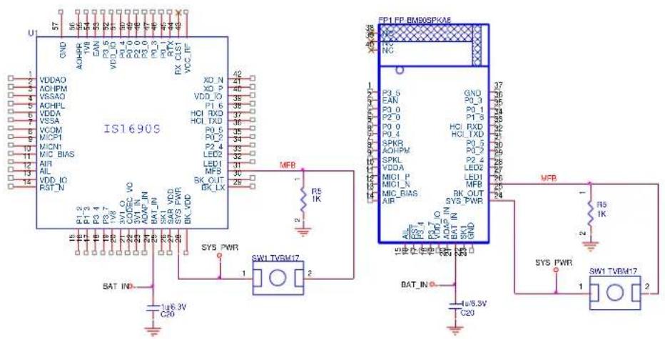 Microchip BM90 - MFB Power ON/OFF - 1