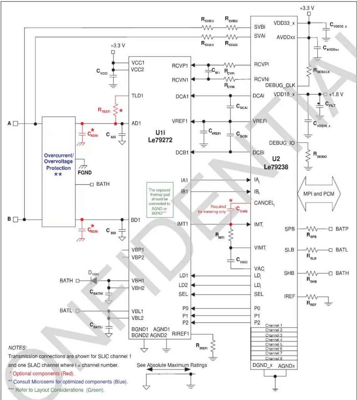 Microchip LE79272 - Configuration C Application Circuits - 2