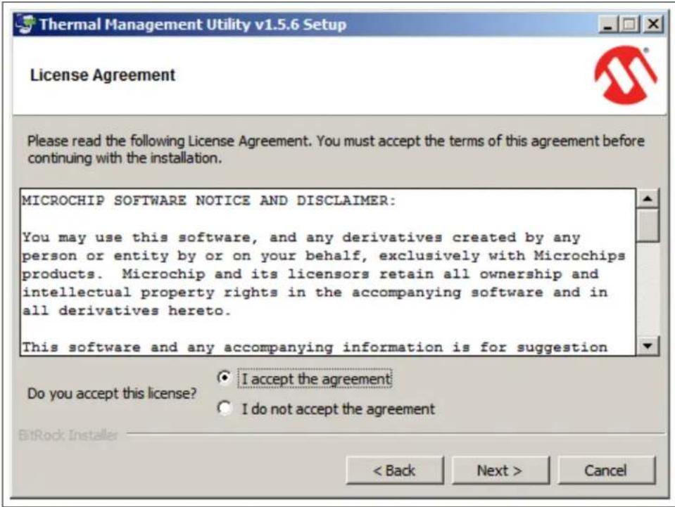 Microchip EMC1047 - MICROCHIP THERMAL MANAGEMENT UTILITY GUI INSTALLATION - 2