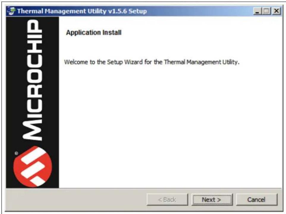 Microchip EMC1047 - MICROCHIP THERMAL MANAGEMENT UTILITY GUI INSTALLATION - 1