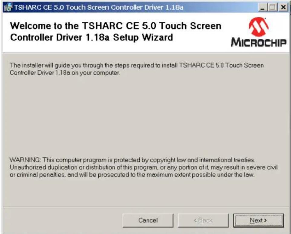 Microchip HSA0100SD/A0SA0B - Welcome Screen - 1