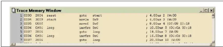 Microchip PIC16C558 - Trace Memory - 1