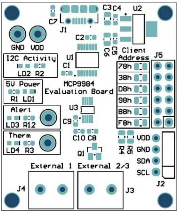 Microchip MCP9933 - BOARD - TOP SILK - 1
